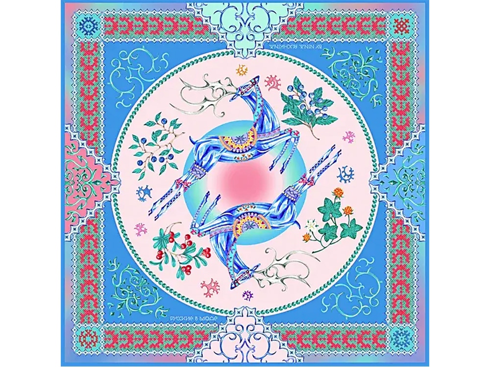 Платок «Северное сияние»